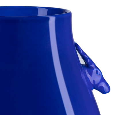 product image for Ocean Blue Deer Ears Vase By Currey Company Cc 1200 0701 3 88