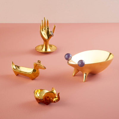 product image for Brass Frog Bowl 4 78