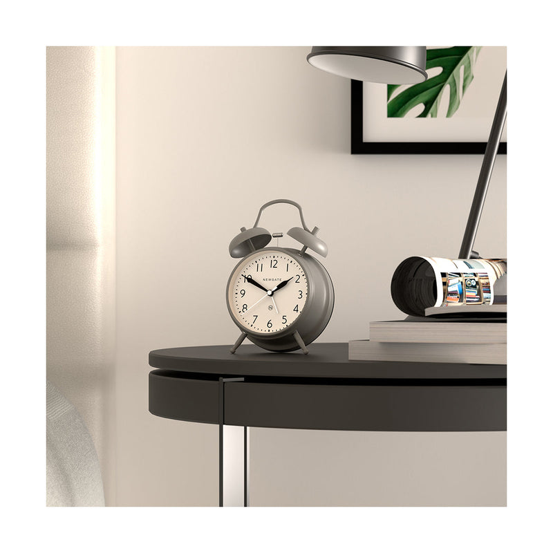 media image for Covent Garden Alarm Clock - Overcoat Grey 4 243