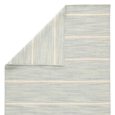 product image for Cape Cod Handmade Striped Blue/Beige Area Rug 3 22