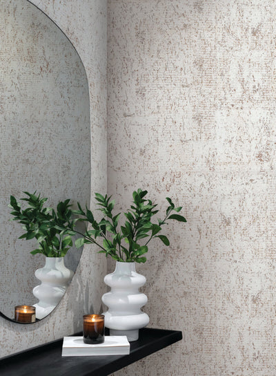 product image for Cork Wallpaper in White/Silver 45