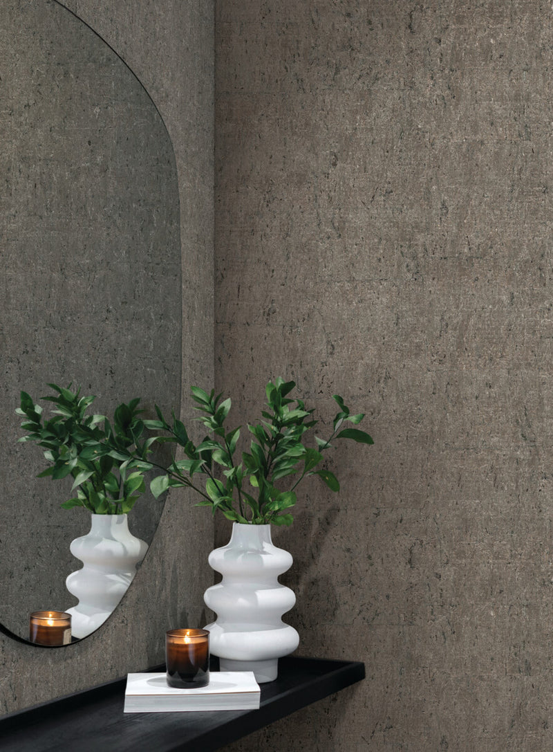 media image for Cork Wallpaper in Taupe/Gold 283