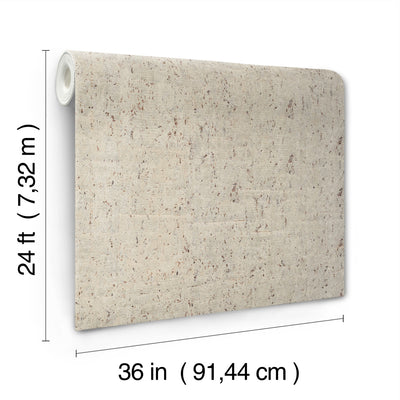 product image for Cork Wallpaper in Pearl/Gold 6
