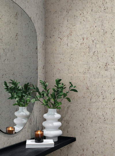 product image for Cork Wallpaper in Pearl/Gold 90