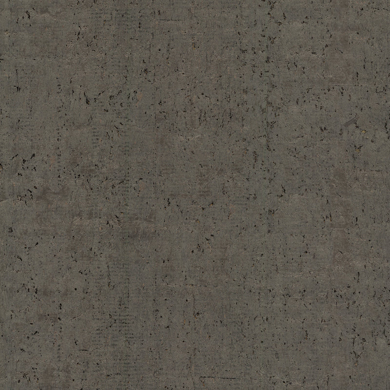 media image for Cork Wallpaper in Charcoal/Gold 26