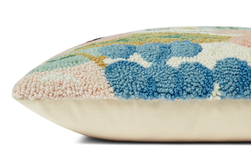 media image for Hooked Cream/Multi Color Pillow - Open Box 2 261
