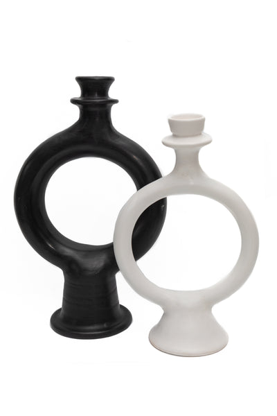 product image for Moroccan Glazed Terracotta Candle Holder - Circle 68
