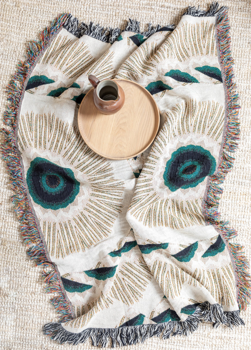media image for Owl Woven Blanket 25