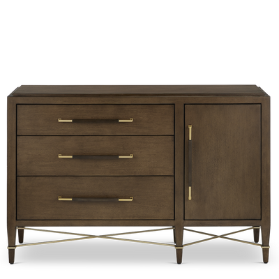 product image for Verona Black Three Drawer Chest By Currey Company Cc 3000 0250 4 76