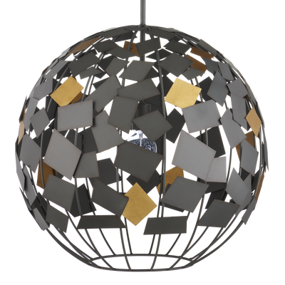 product image for Moon Night Gray Gold Orb Chandelier By Currey Company Cc 9000 1089 2 66