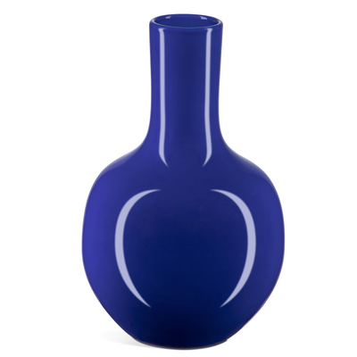 product image for Ocean Blue Long Neck Vase By Currey Company Cc 1200 0704 1 77