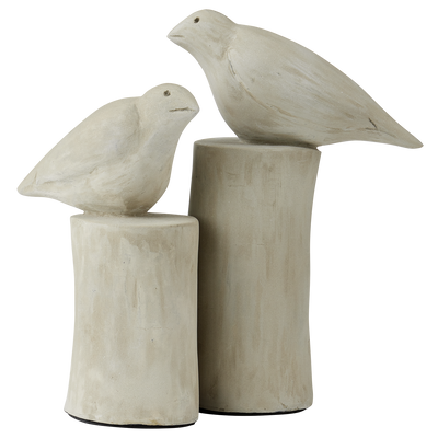 product image for Concrete Birds Set Of 2 By Currey Company Cc 2200 0025 3 48