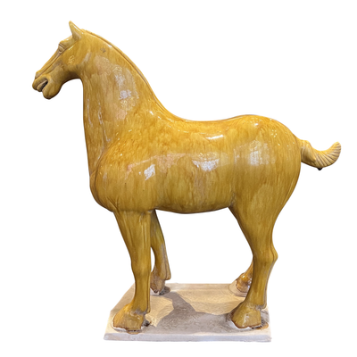 product image for Tang Dynasty Persimmon Horse By Currey Company Cc 1200 0779 6 70