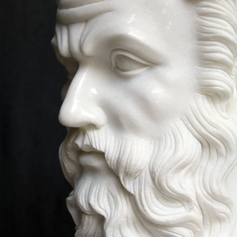 media image for Hector Marble Bust Sculpture By Currey Company Cc 1200 0665 4 233