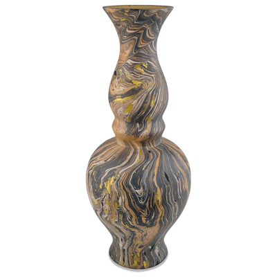 product image of Brown Marbleized Vase By Currey Company Cc 1200 0730 1 529