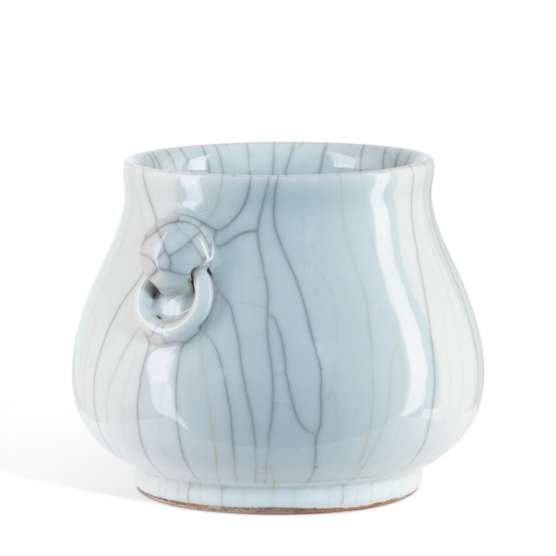 media image for Celadon Crackle Planter By Currey Company Cc 1200 0692 3 296