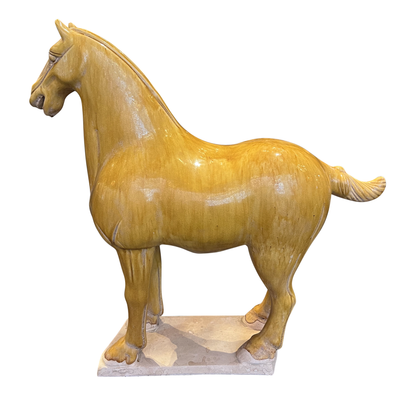 product image for Tang Dynasty Persimmon Horse By Currey Company Cc 1200 0779 5 86