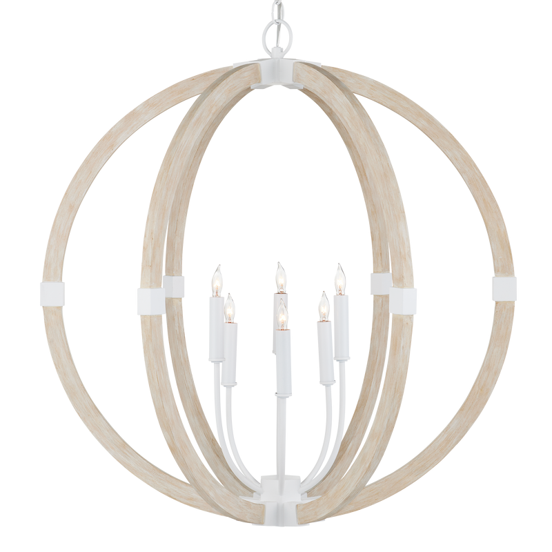 media image for Bastian Sandstone Orb Chandelier By Currey Company Cc 9000 1131 1 299