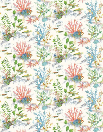 product image of Beach House Coralline Fabric in Ivory 591