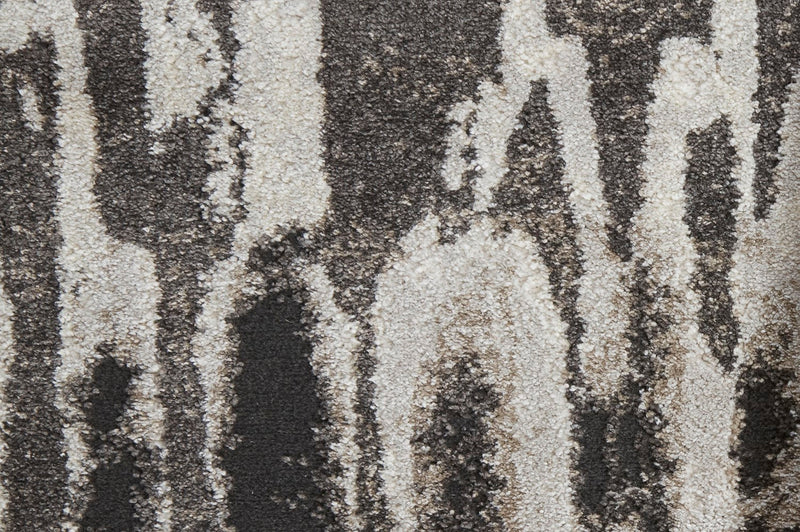 media image for Kayden Abstract Gray/Charcoal Gray Rug - Open Box 2 255