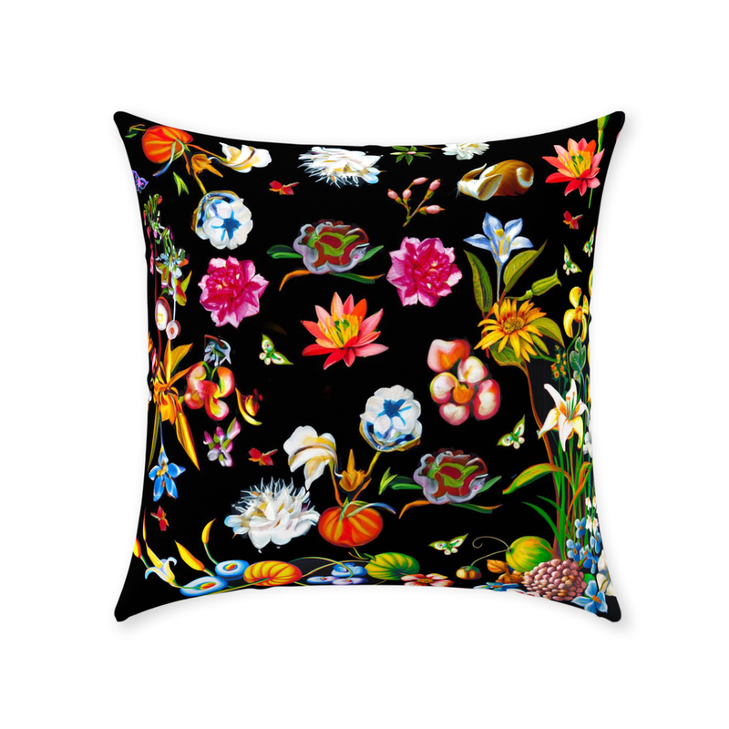 media image for Bright Florals Throw Pillow 275