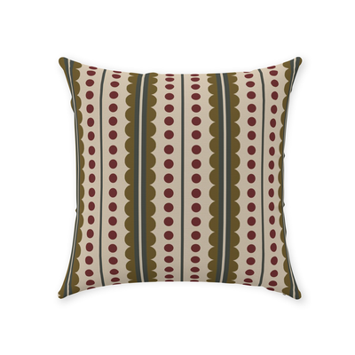 product image for Olives & Cranberries Throw Pillow 44