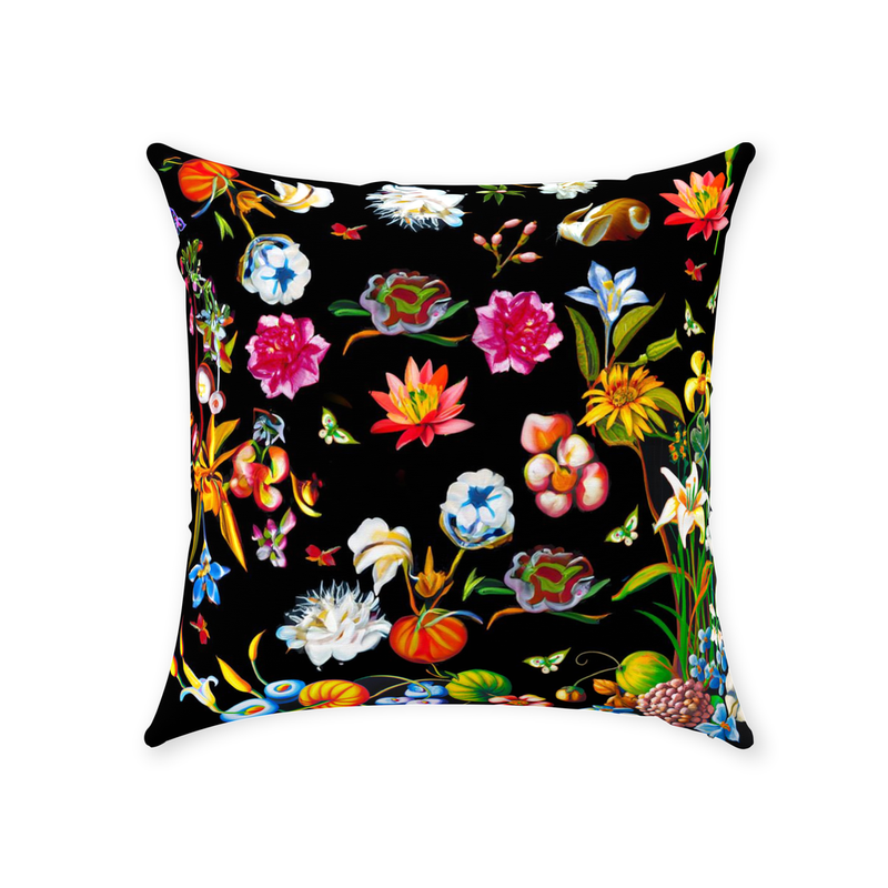 media image for Bright Florals Throw Pillow 263