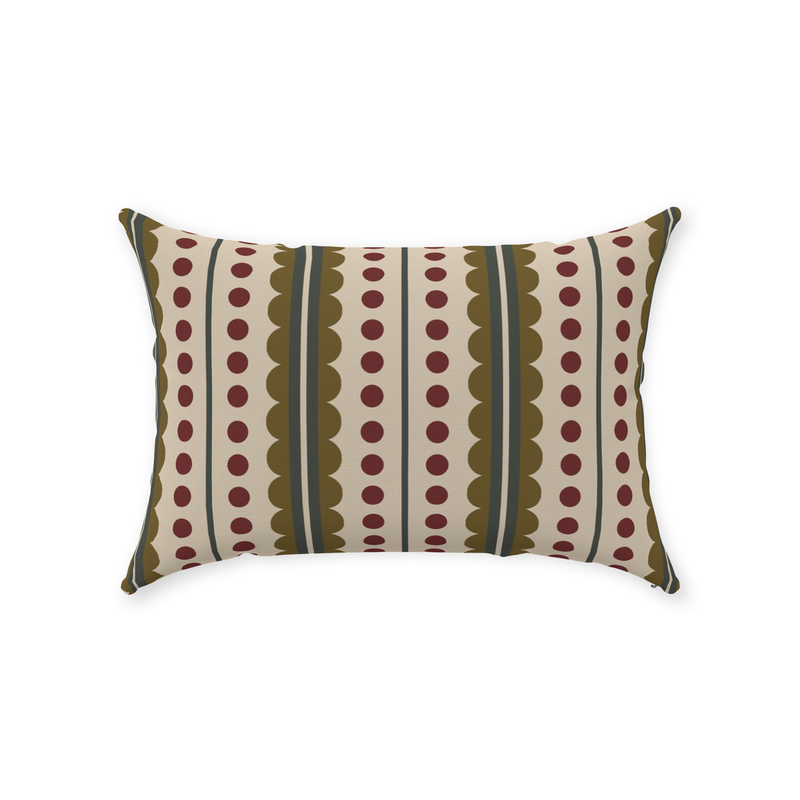 media image for Olives & Cranberries Throw Pillow 296