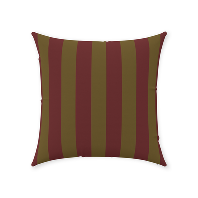 product image for Olive Stripe Throw Pillow 7