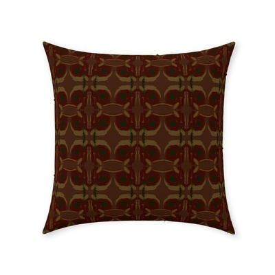 product image for Mahogany Ticking Throw Pillow 32