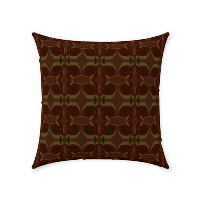 product image for Mahogany Ticking Throw Pillow 6