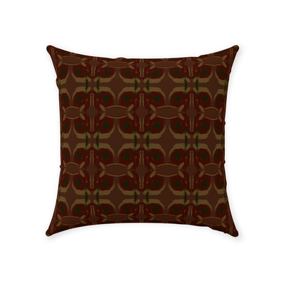 product image for Mahogany Ticking Throw Pillow 52