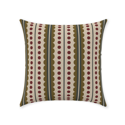 product image for Olives & Cranberries Throw Pillow 79