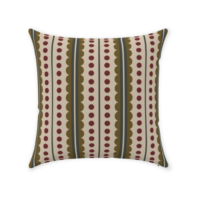 product image for Olives & Cranberries Throw Pillow 62