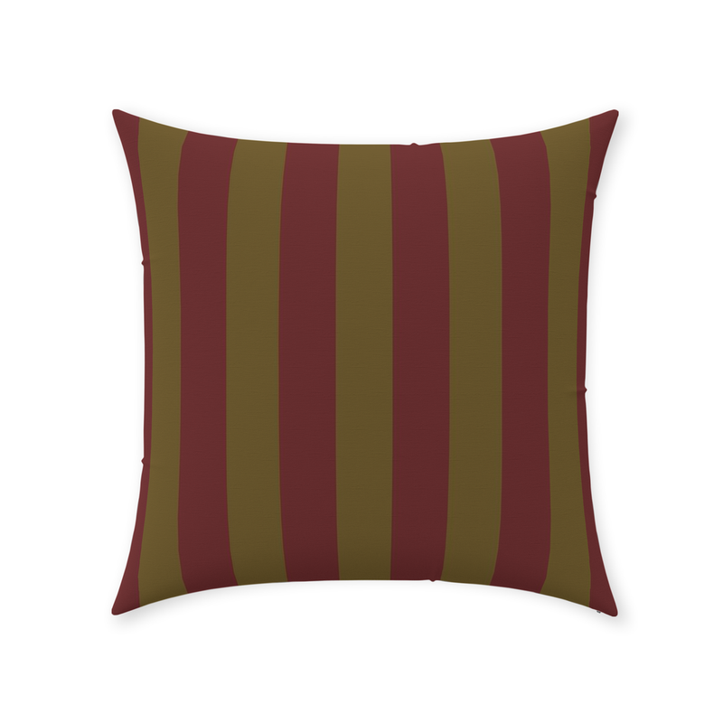 media image for Olive Stripe Throw Pillow 24