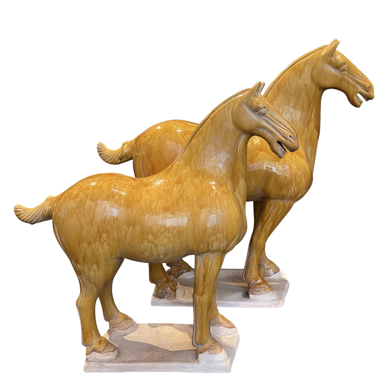 media image for Tang Dynasty Persimmon Horse By Currey Company Cc 1200 0779 10 282