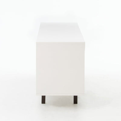 product image for Tucker Large Media Console in White Lacquer - Open Box 4 83