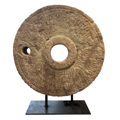 product image of Stone Wheel On Stand By Currey Company Cc 1200 0785 1 599