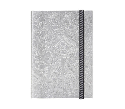 product image for paseo embossed silver notebook design by christian lacroix 2 4