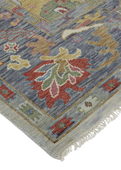 product image for Larson Hand Knotted Blue and Gray Rug by BD Fine Corner Image 1 22