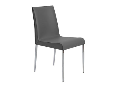 product image for Set of Two Cam Side Chairs in Grey design by Euro Style 23
