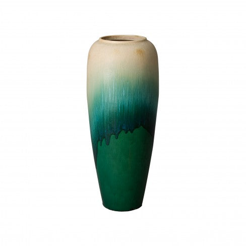 media image for green cascade glaze jar in various sizes 2 221