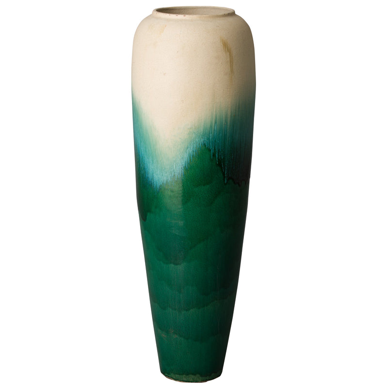 media image for green cascade glaze jar in various sizes 3 234
