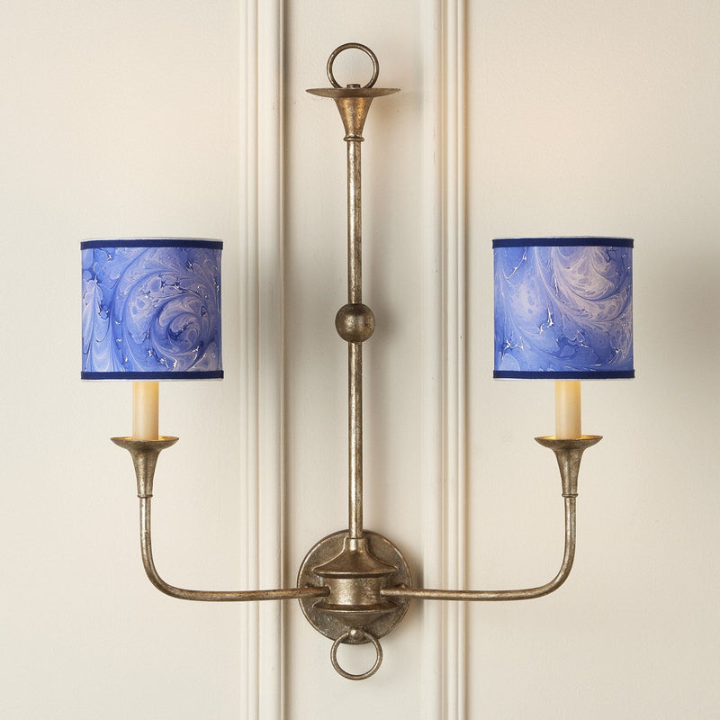 media image for Marble Paper Drum Chandelier Shade 12 277