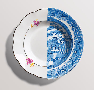 product image for hybrid fillide porcelain soup bowl design by seletti 1 12