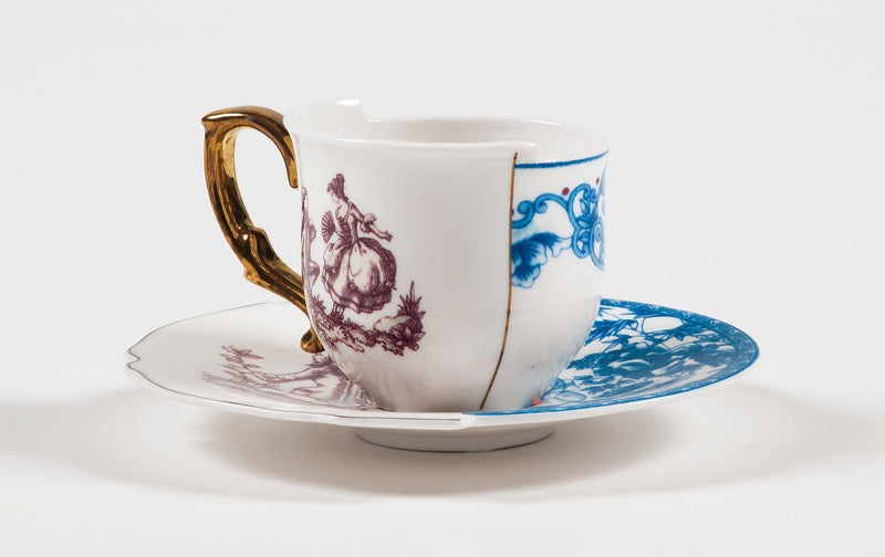 media image for hybrid eufemia porcelain coffee cup w saucer design by seletti 1 252