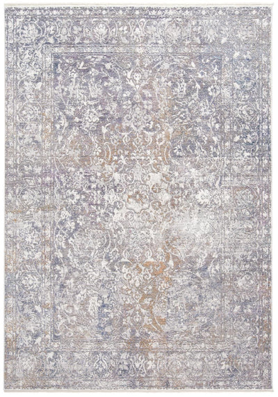 product image of Tirza Purple and Gray Rug by BD Fine Flatshot Image 1 56