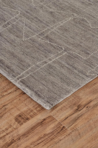 product image for Miska Hand Woven Gray and Ivory Rug by BD Fine Corner Image 1 93