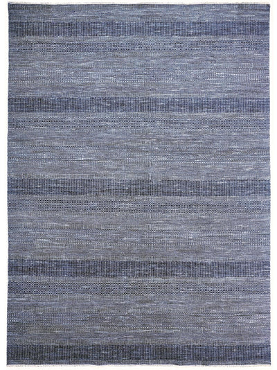 product image of Caldecott Hand Knotted Blue and Gray Rug by BD Fine Flatshot Image 1 54