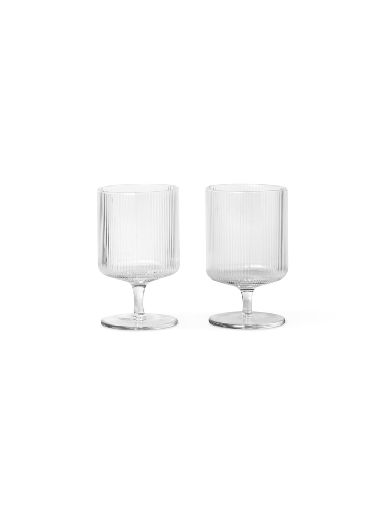 media image for Ripple Wine Glasses (Set of 2) by Ferm Living 262